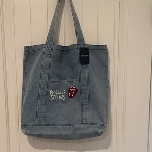 Lucky Brand Blue Denim Tote Bag